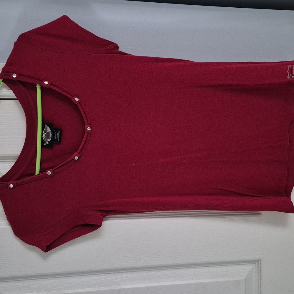 Harley-Davidson Red Short Sleeve Tee
